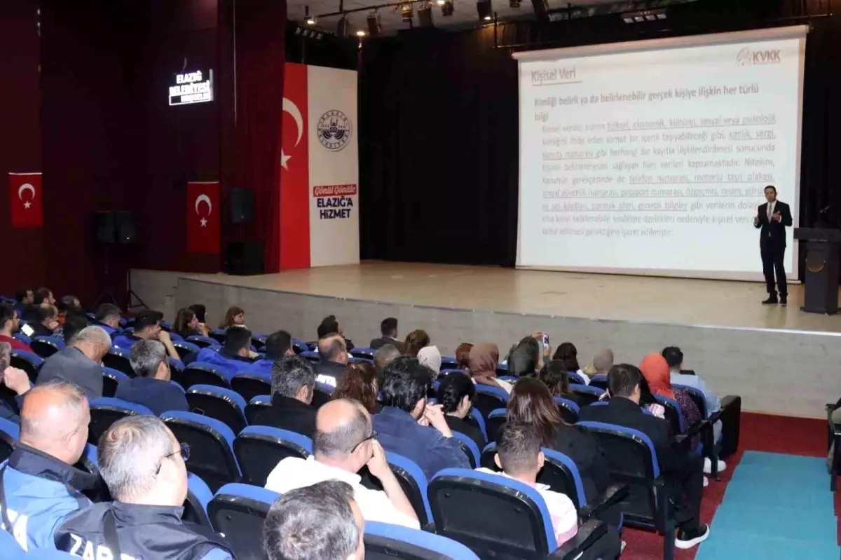 Elazığ Belediyesi\'nde Kişisel Verilerin Korunması Eğitimi Düzenlendi
