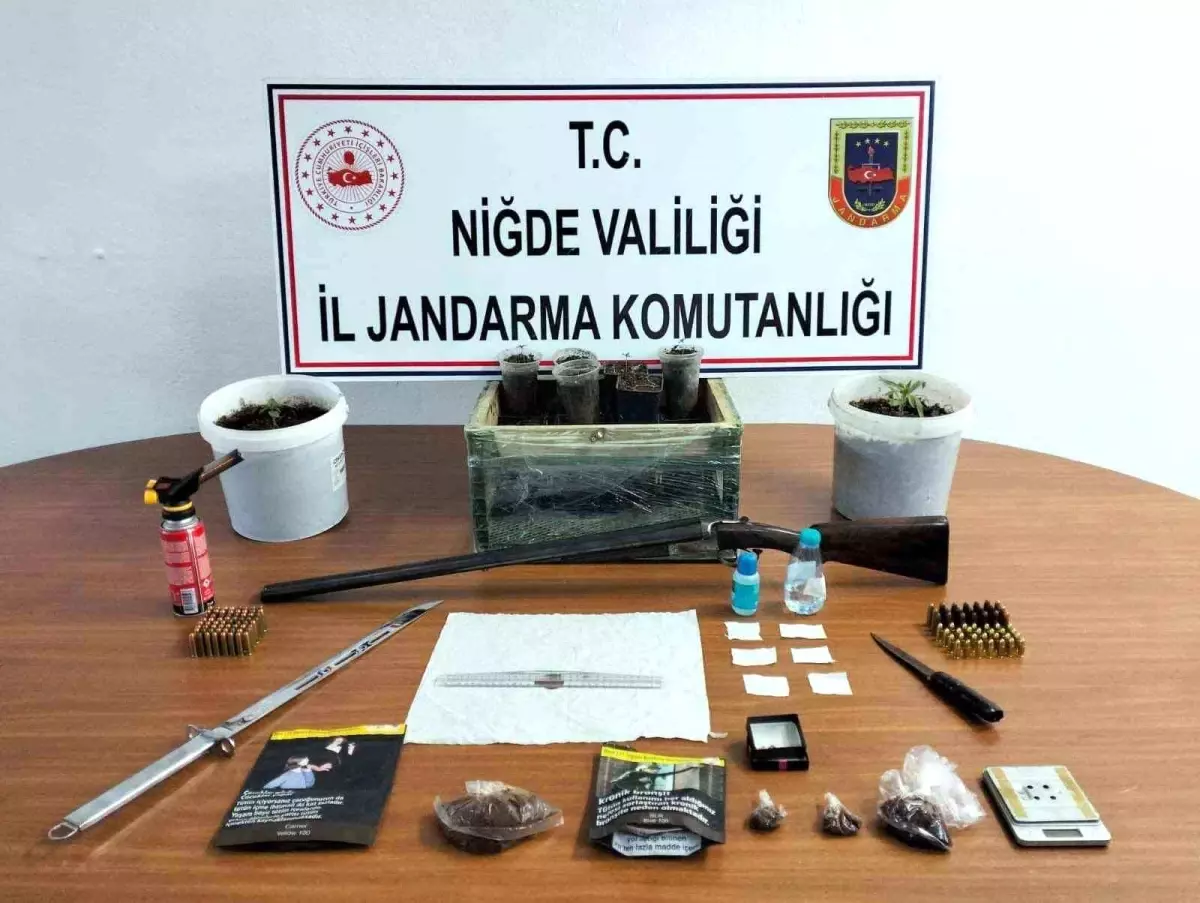 Niğde\'de Jandarma Uyuşturucu Operasyonu