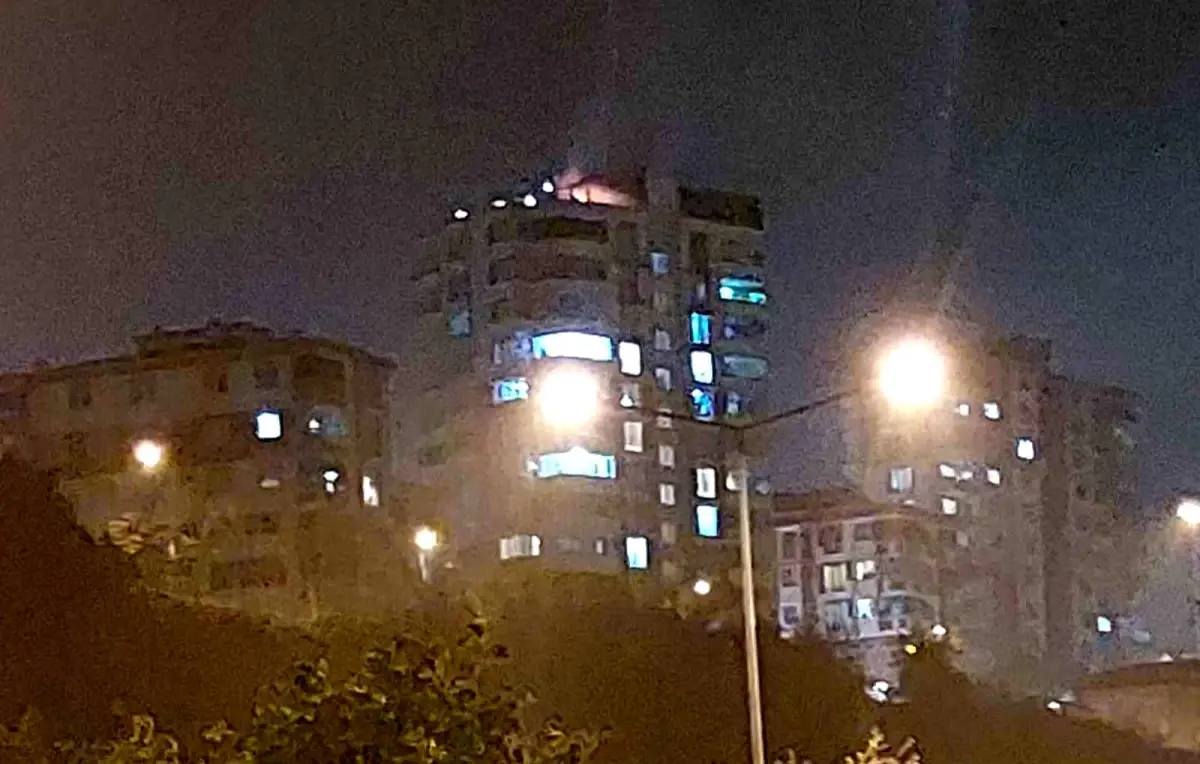 Samsun\'da 12. Katındaki Dairede Yangın Çıktı