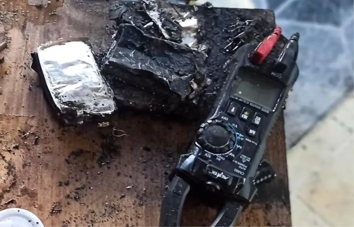 Kahramanmaraş\'ta Telefon Patladı, Yangın Çıktı