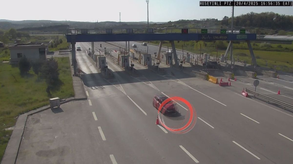 110 km/h ile Gişeden Geçen Sürücü Yakalandı