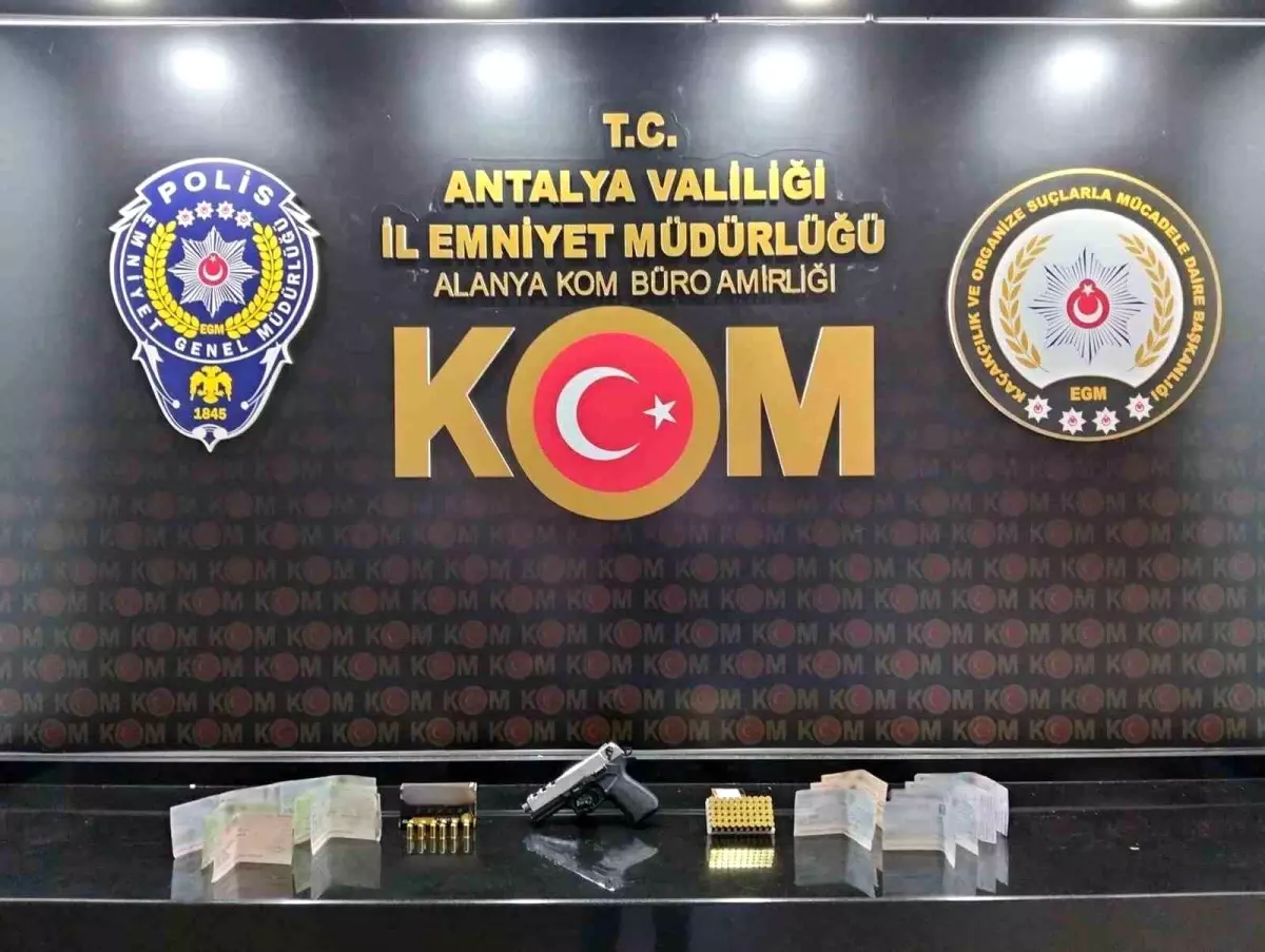 Gazipaşa\'da Haraç Operasyonu: 7 Gözaltı, 3 Tutuklama