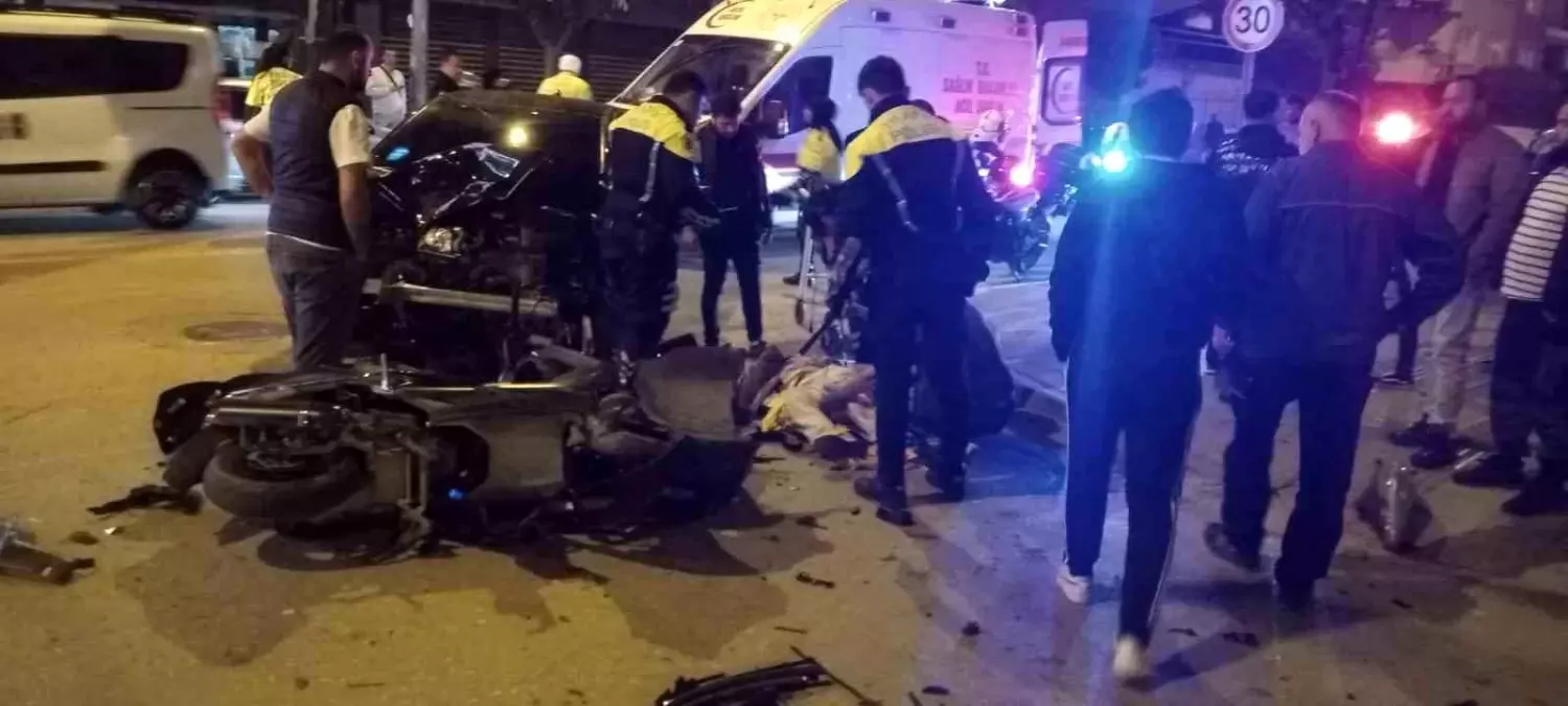 Gemlik\'te Kaza: Motosikletli Ağır Yaralandı