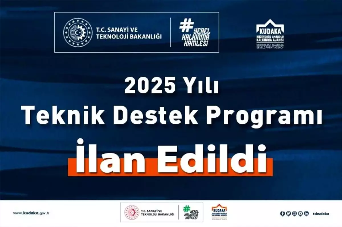 KUDAKA 2025 Teknik Destek Programı İlan Edildi