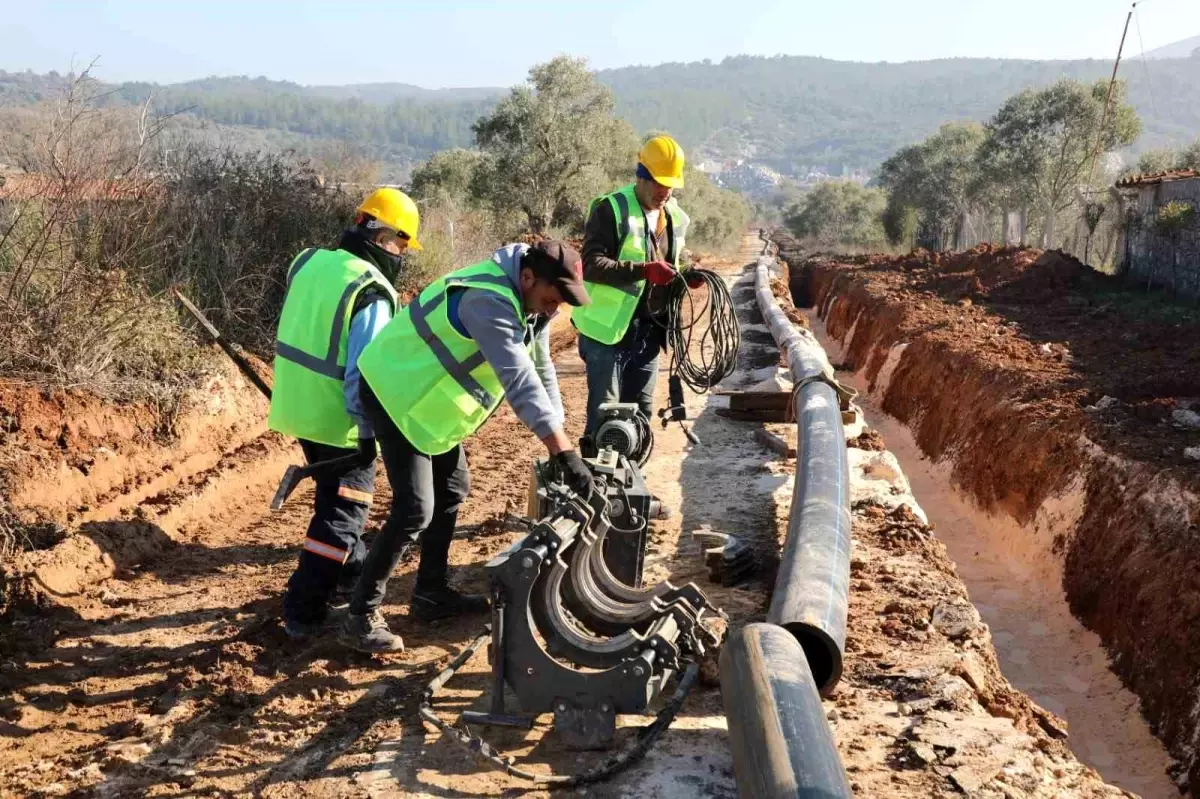 Yatağan\'da İçme Suyu Hattı Çalışmalarında İlerleme Kaydedildi