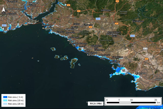 Tsunami risk haritası yayınlandı! İstanbul'da hangi ilçe ne kadar etkilenecek?