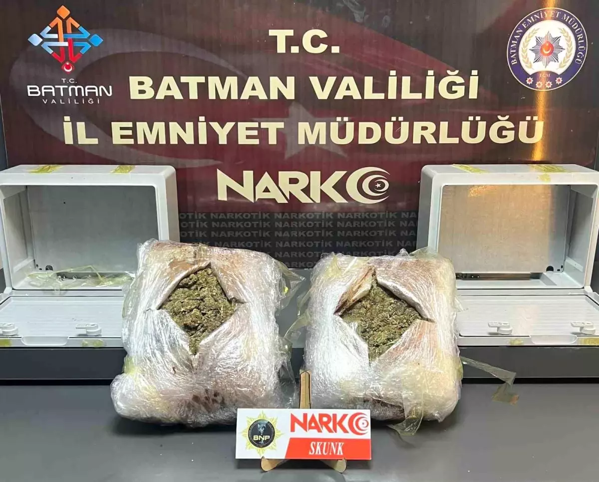 Batman\'da Uyuşturucu Operasyonu