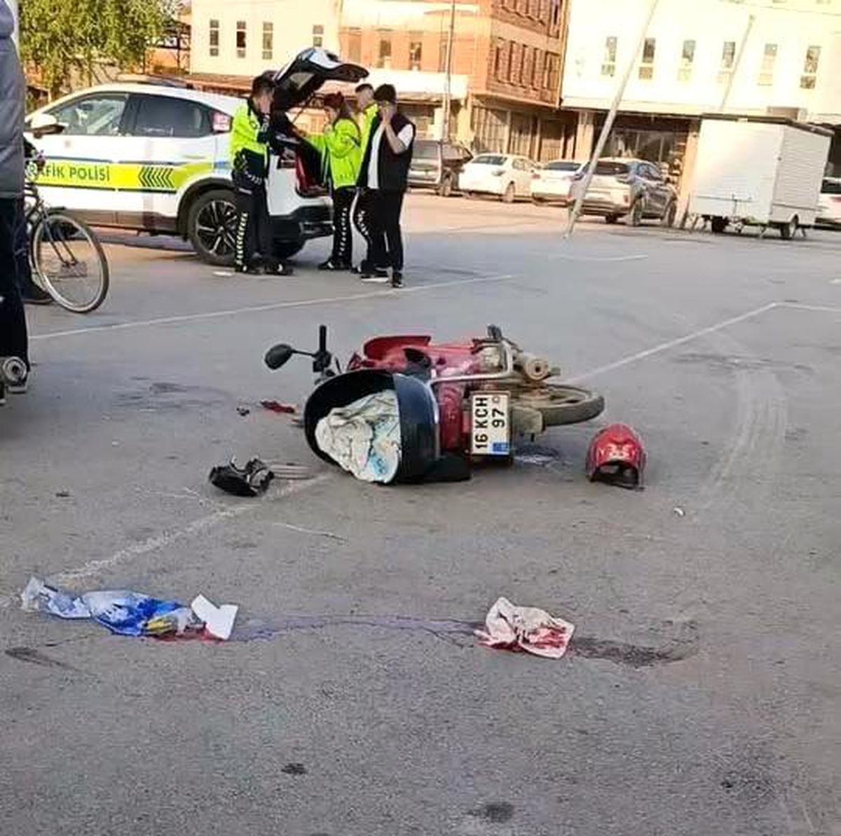 İnegöl\'de Motosiklet Kazası: 1 Yaralı
