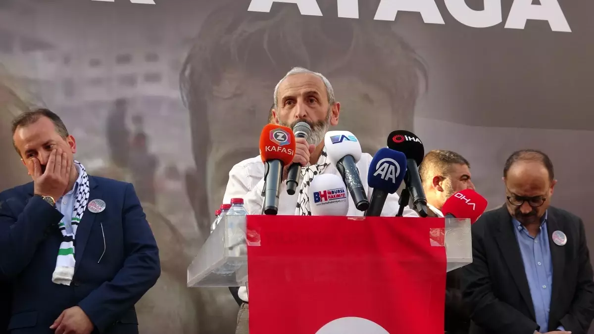 Bursa\'da Gazze için Yürüyüş