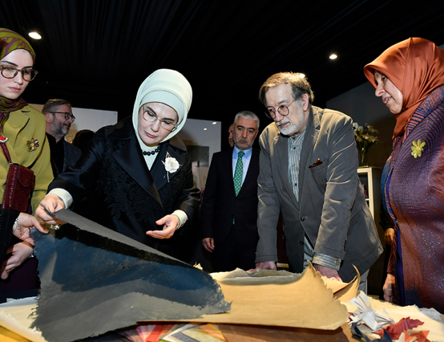 Emine Erdoğan, 'Saklı Kalanlar' Sergisi'nin açılışını gerçekleştirdi