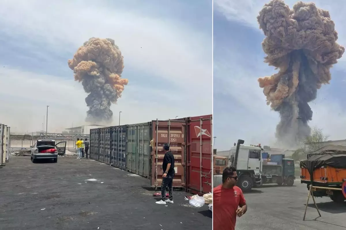 İran\'da limanda şiddetli patlama! Ölü ve yaralılar var