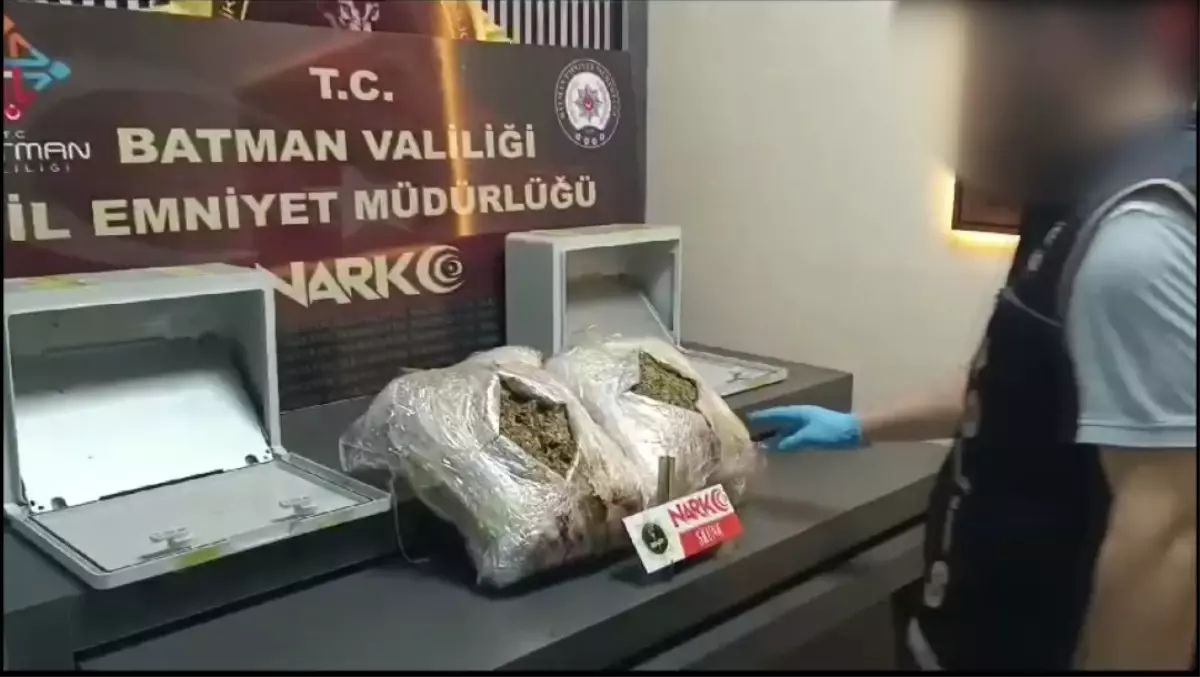 Batman\'da Uyuşturucu Sevkiyatına Tutuklama