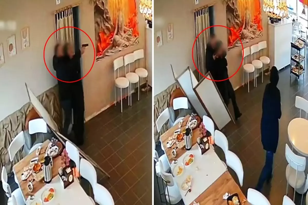 Karısını öldürüp intihar etti! Dehşete düşüren anlar anbean kamerada