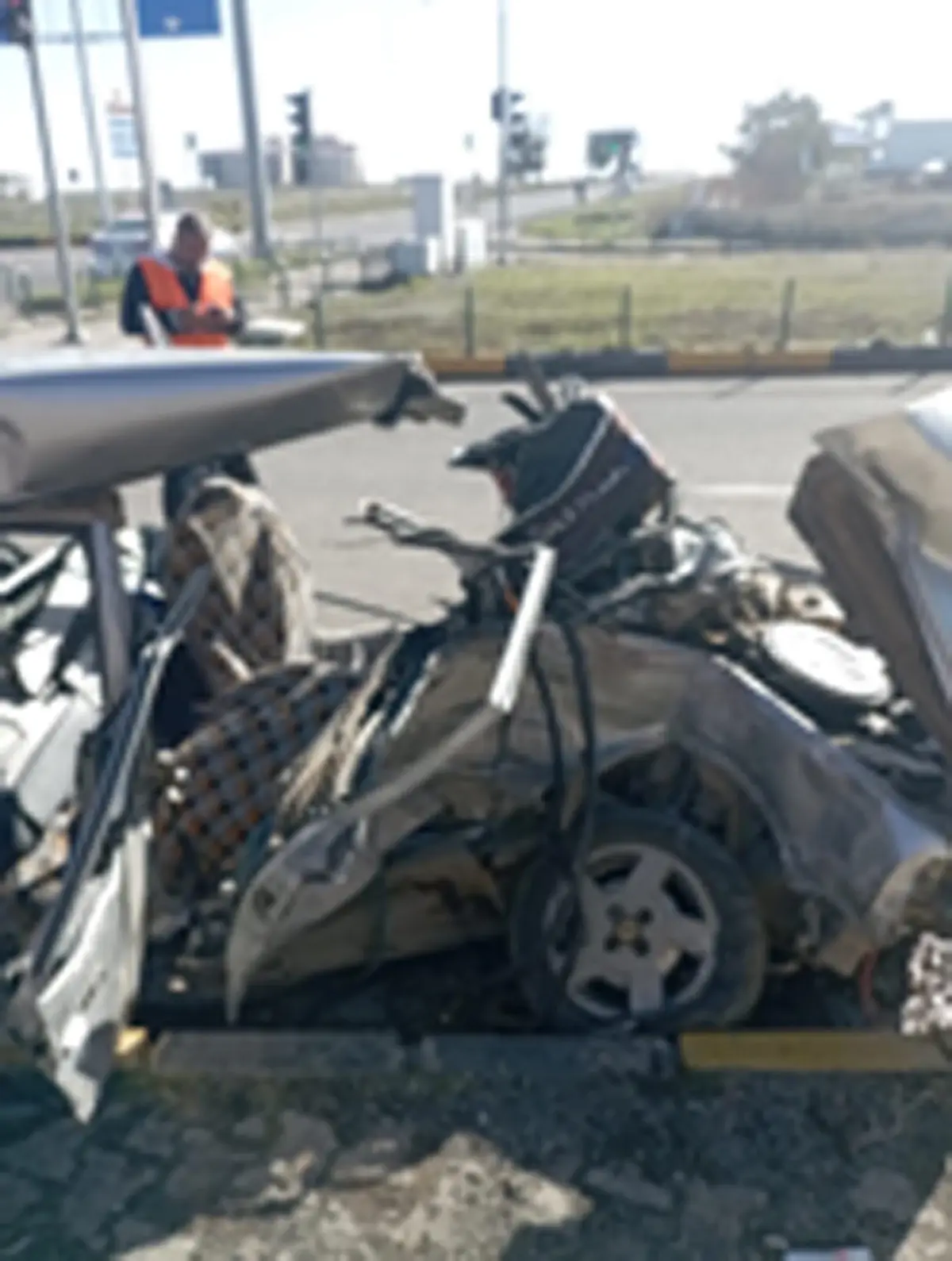 Kars\'ta Zırhlı Araçla Otomobil Çarpıştı: 6 Yaralı