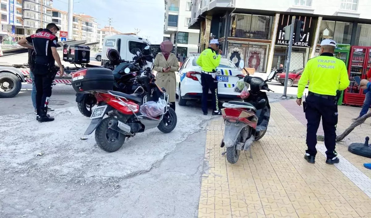 Aksaray\'da Motosiklet Denetimi: 54 Bin Lira Ceza
