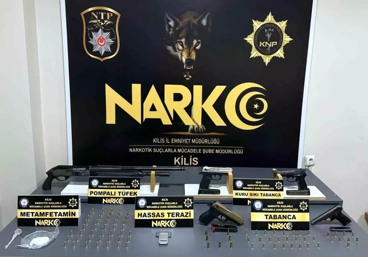 Kilis\'te Uyuşturucu ve Silah Operasyonu
