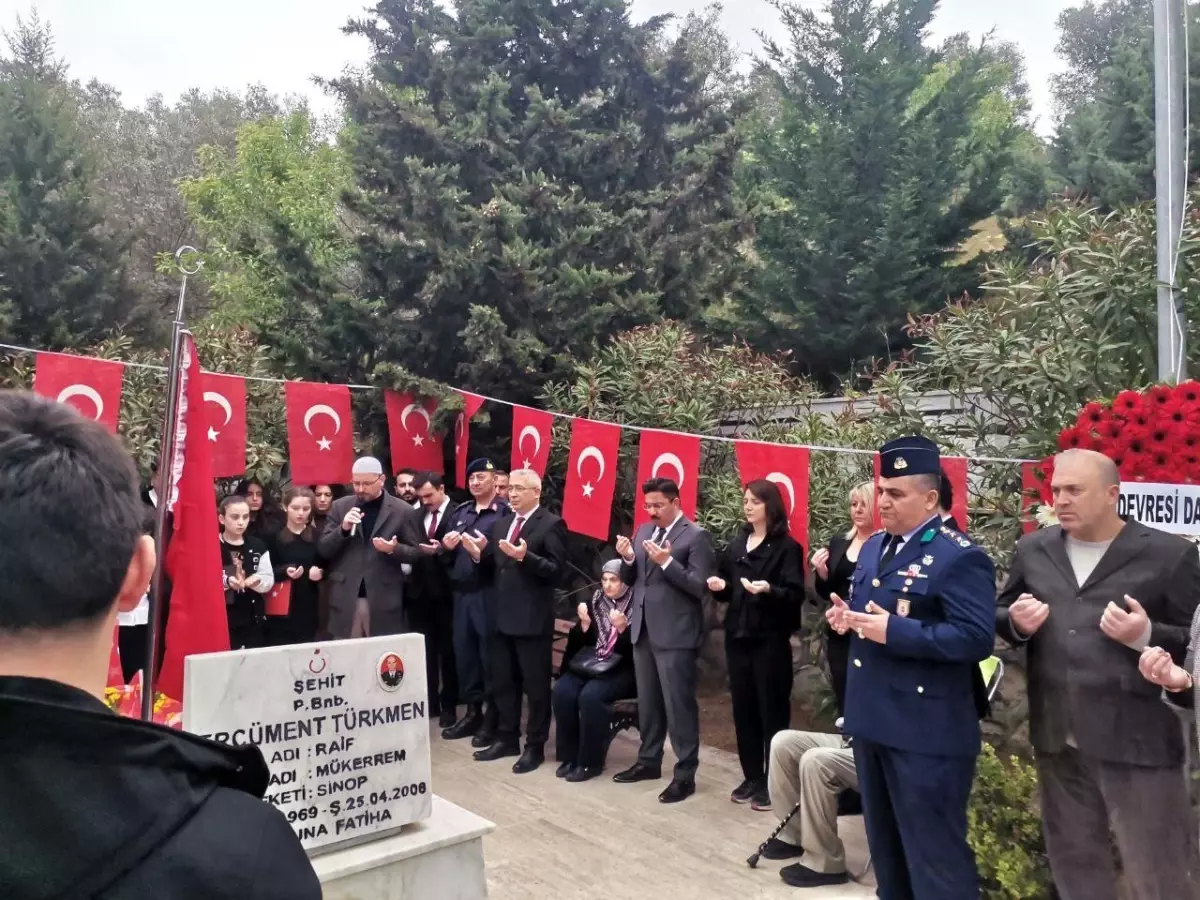 Piyade Binbaşı Ercüment Türkmen, Şehadetinin 17. Yıldönümünde Anıldı
