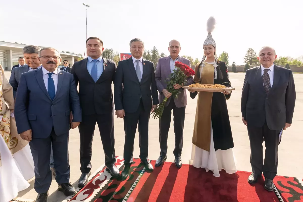 TBMM Başkanı Numan Kurtulmuş Kırgızistan\'da Resmi Temaslarda Bulunuyor