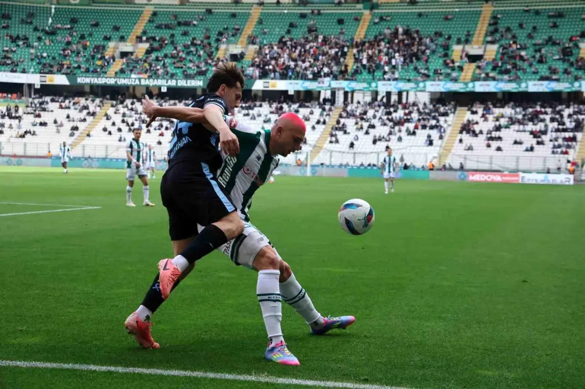 Konyaspor - Adana Demirspor: İlk Yarı Sonucu 0-1