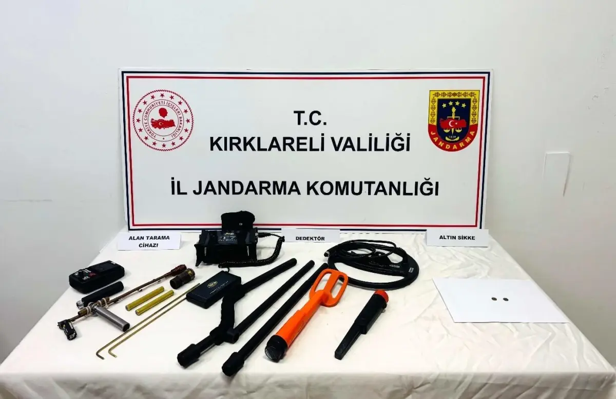 Kırklareli\'nde Kaçak Kazı Operasyonu: 14 Gözaltı