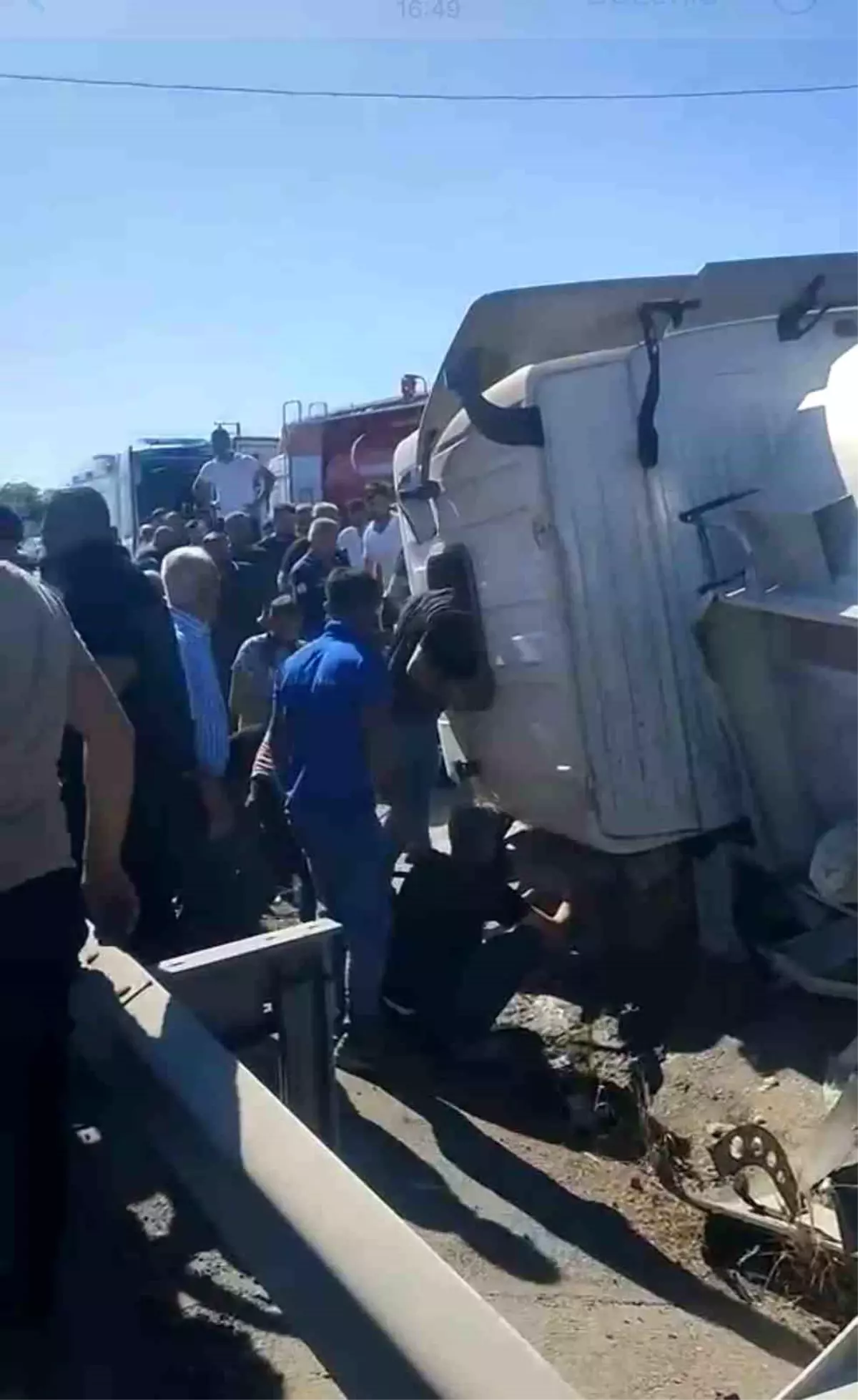 Nusaybin\'de Tanker Kazası: 1 Ölü, 1 Yaralı