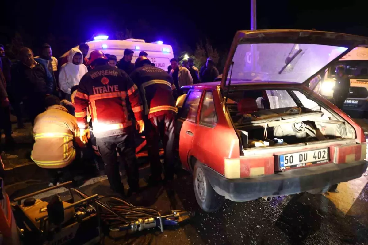 Nevşehir\'de Kaza: 2 Yaralı