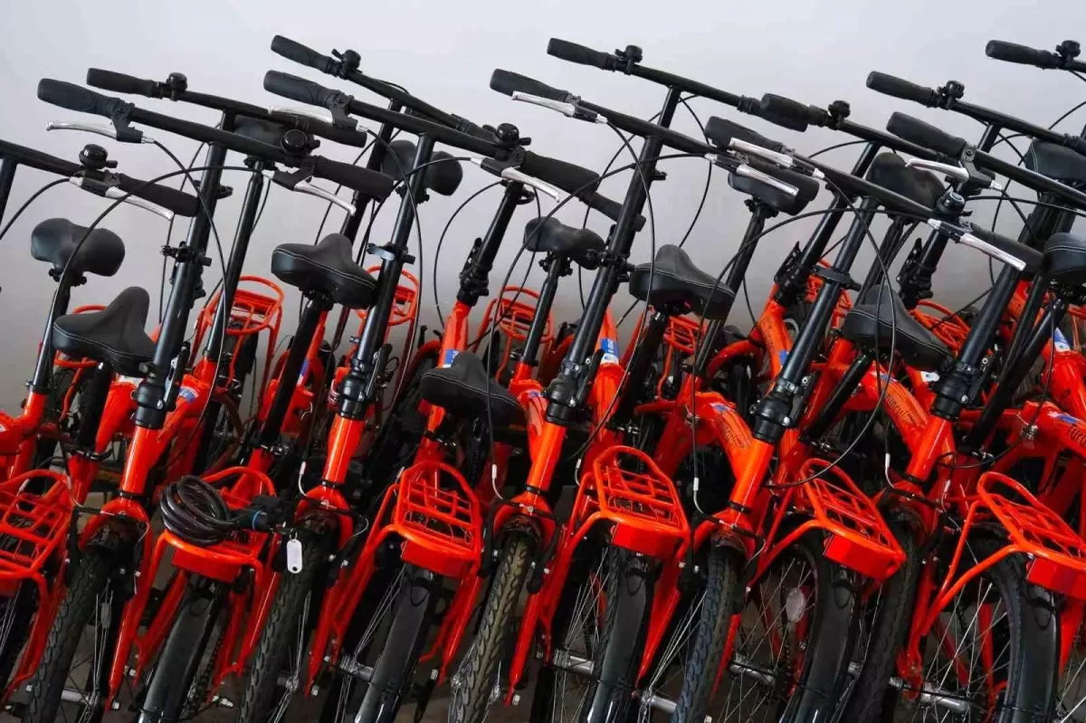 Sakarya\'da Turuncu Bisikletler Yaz Sezonuna Hazır