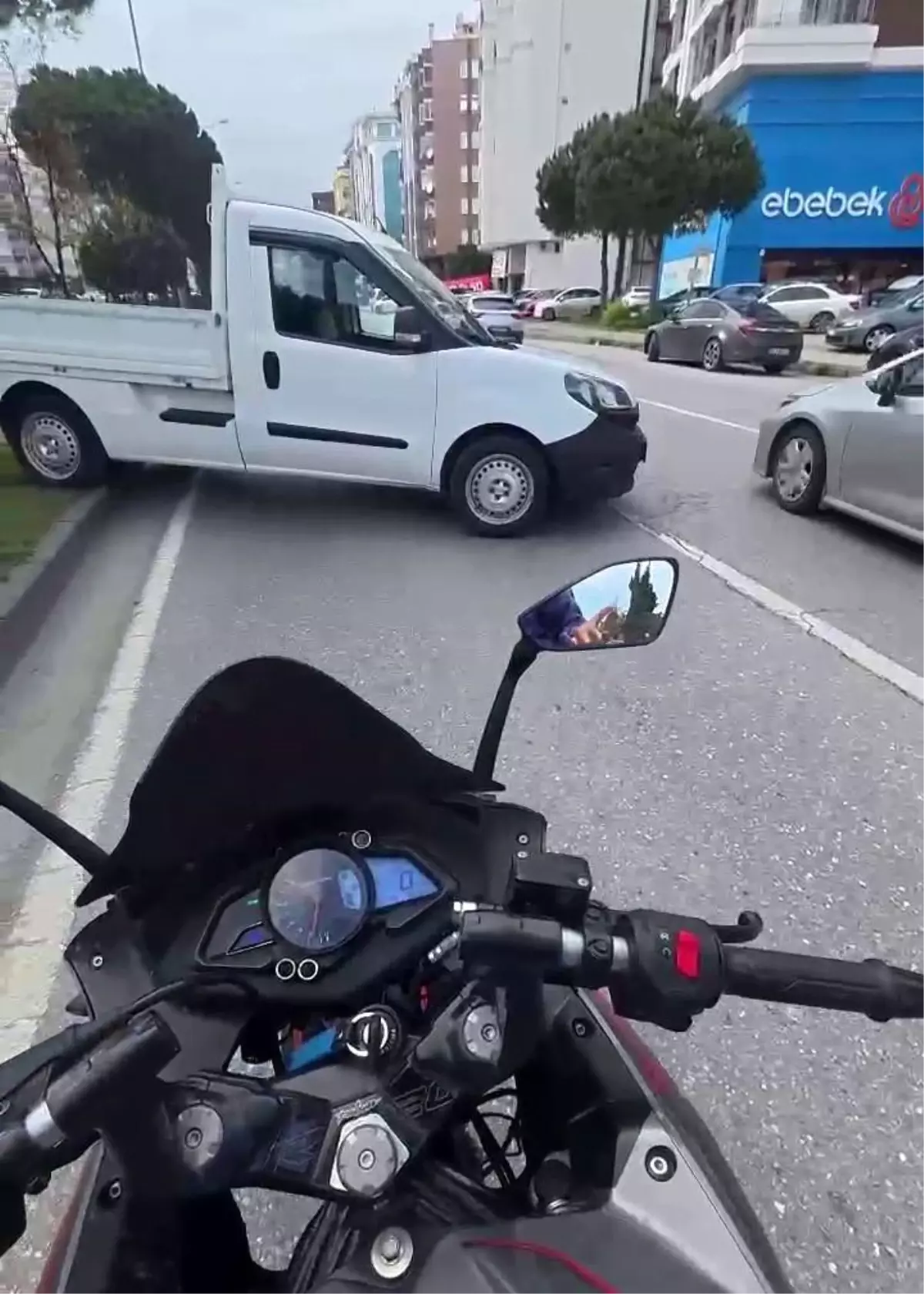 Samsun\'da Şoförsüz Araç Tehlike Yarattı