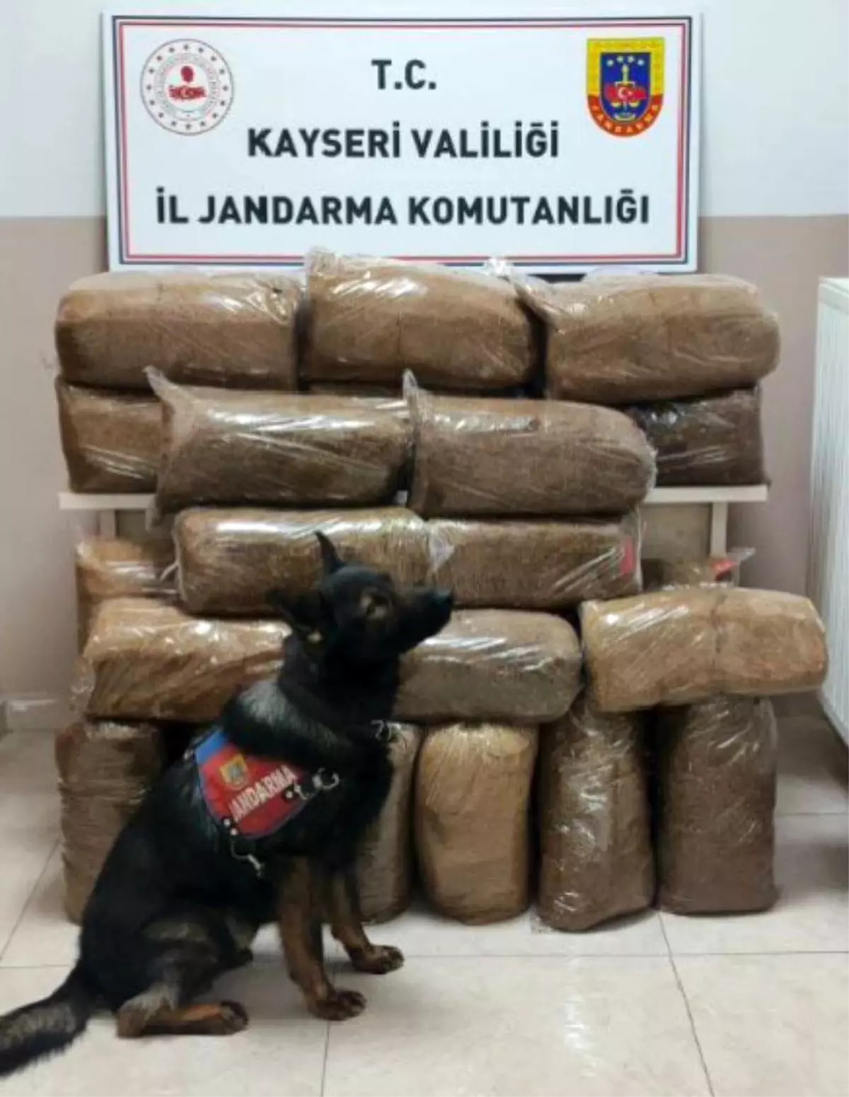 Kayseri\'de Bandrolsüz Tütün Ele Geçirildi