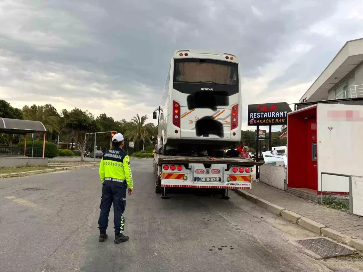 Alanya\'da Korsan Taşımacılığa Cezası