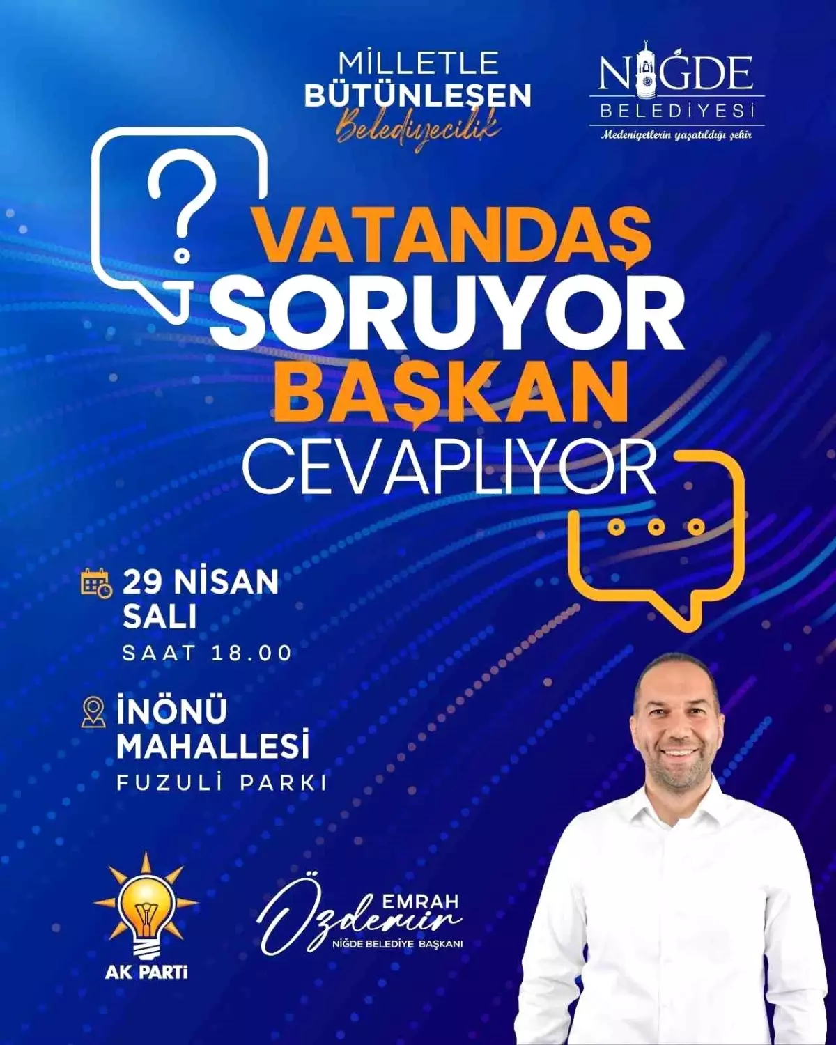 Niğde Belediyesi\'nden \'Vatandaş Soruyor, Başkan Cevaplıyor\' Buluşması