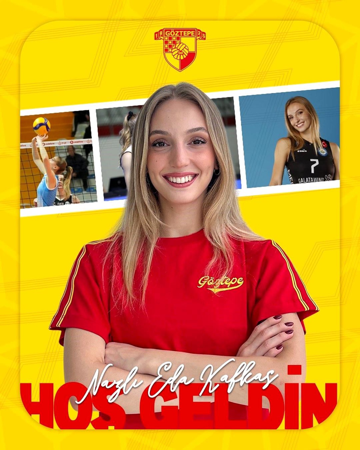 Göztepe Voleybol, Nazlı Eda Kafkas ile Anlaşma Sağladı