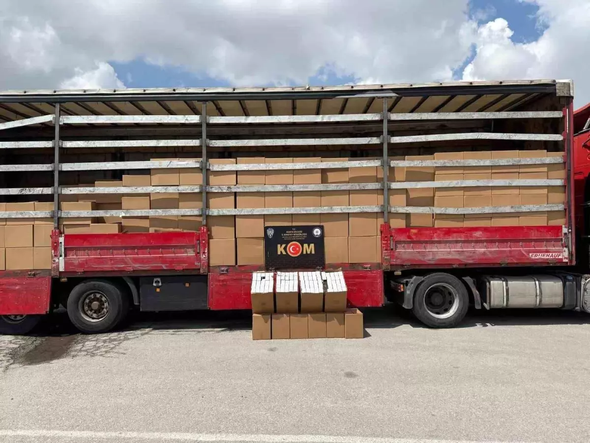 Konya’da Kaçak Silah ve Makaron Operasyonu