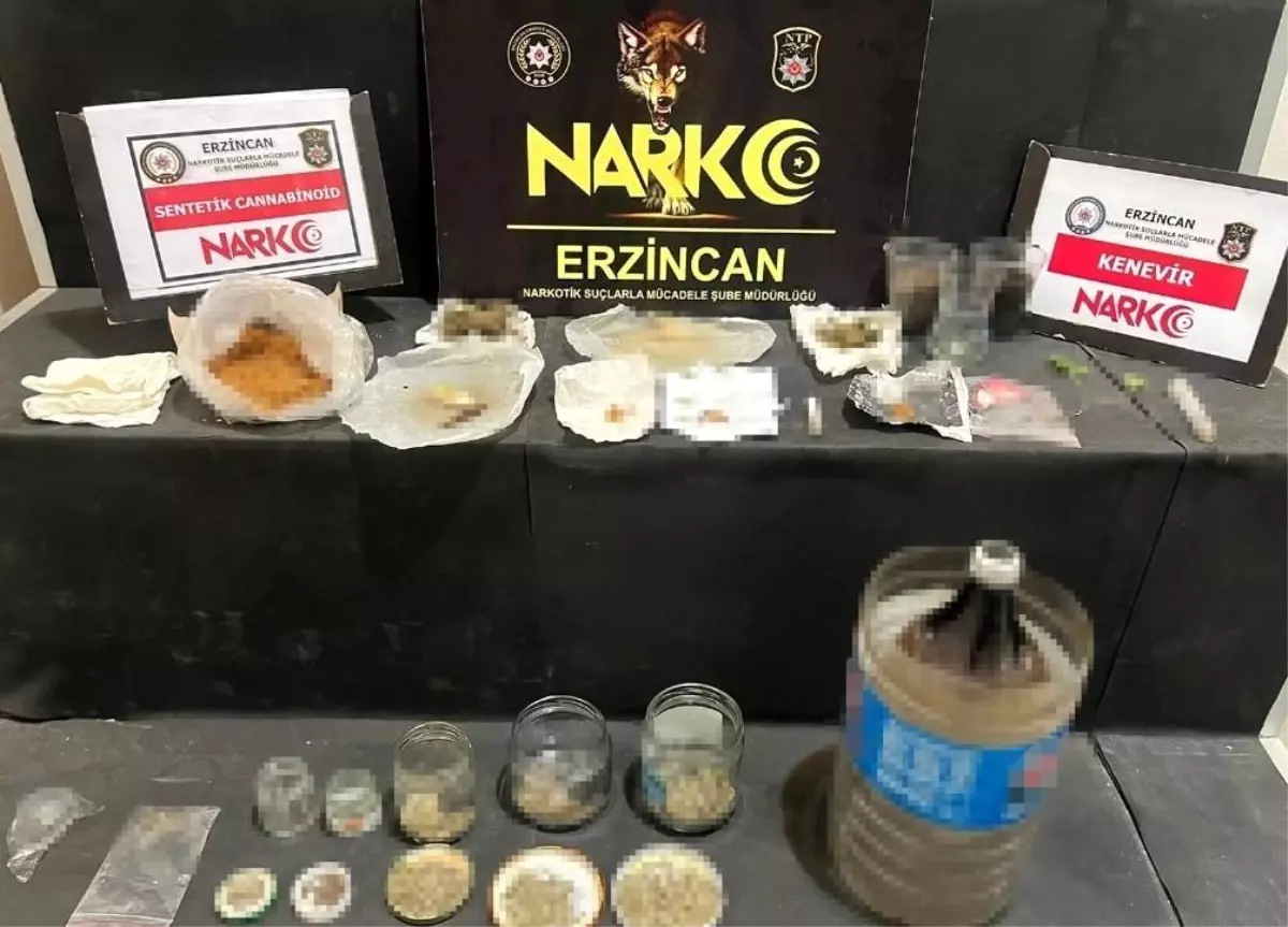 Erzincan\'da Uyuşturucu Operasyonu