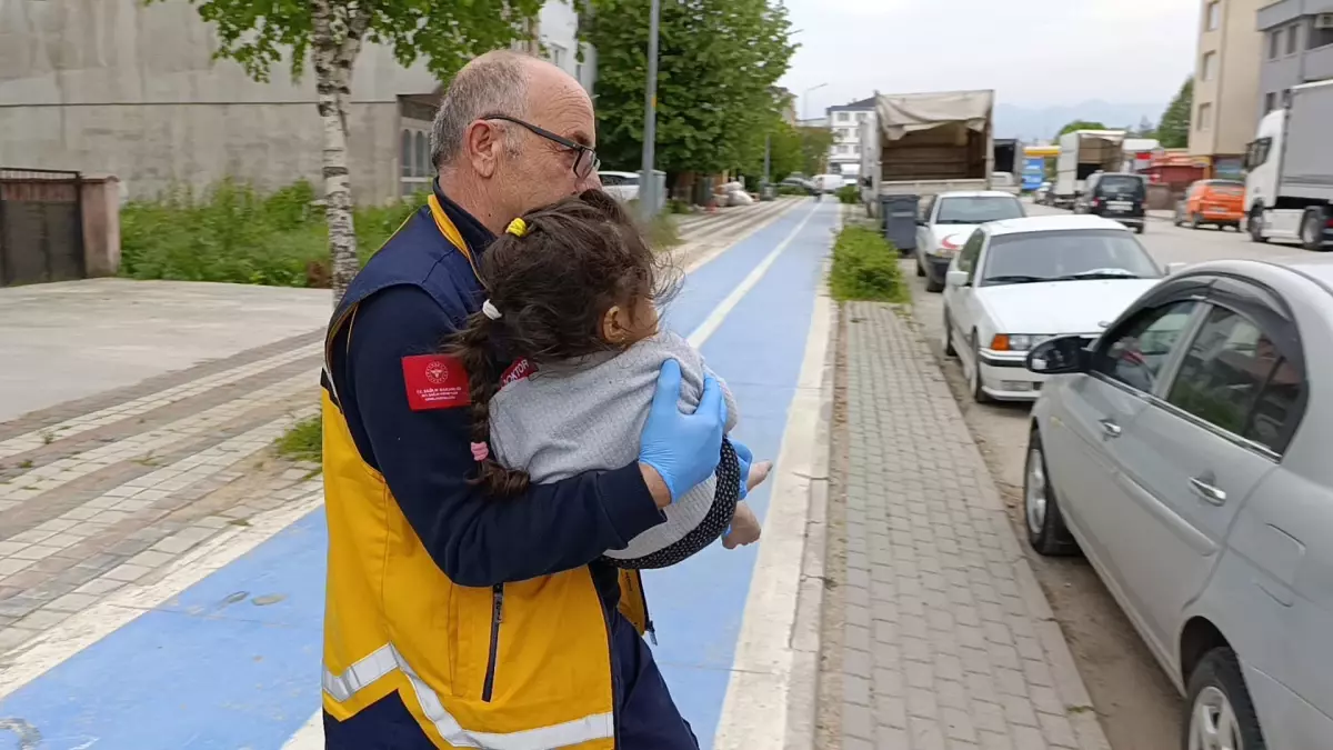 İnegöl\'de Çocuk Pencereden Düştü