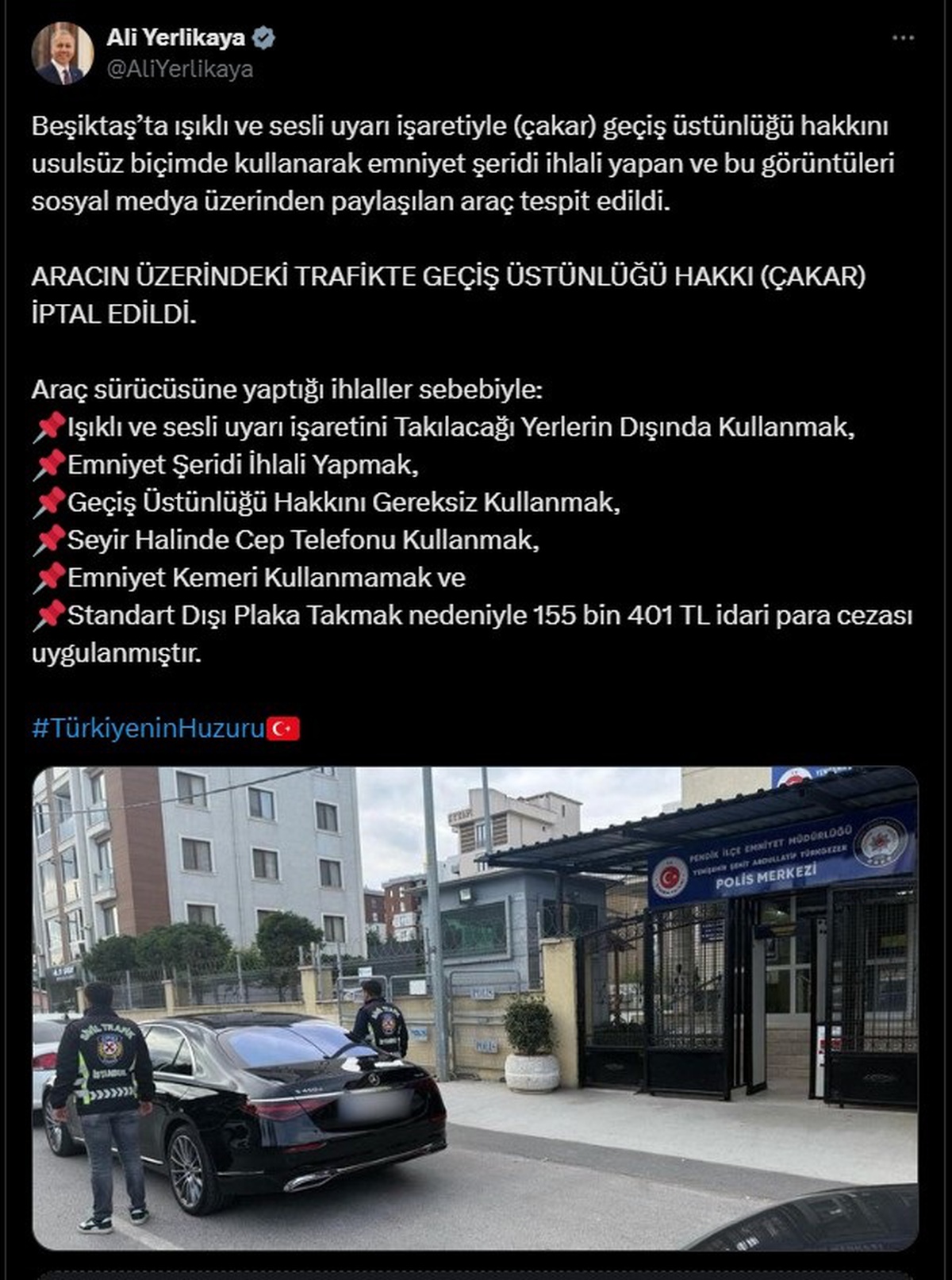 Beşiktaş\'ta Çakar Hakkı İhlali