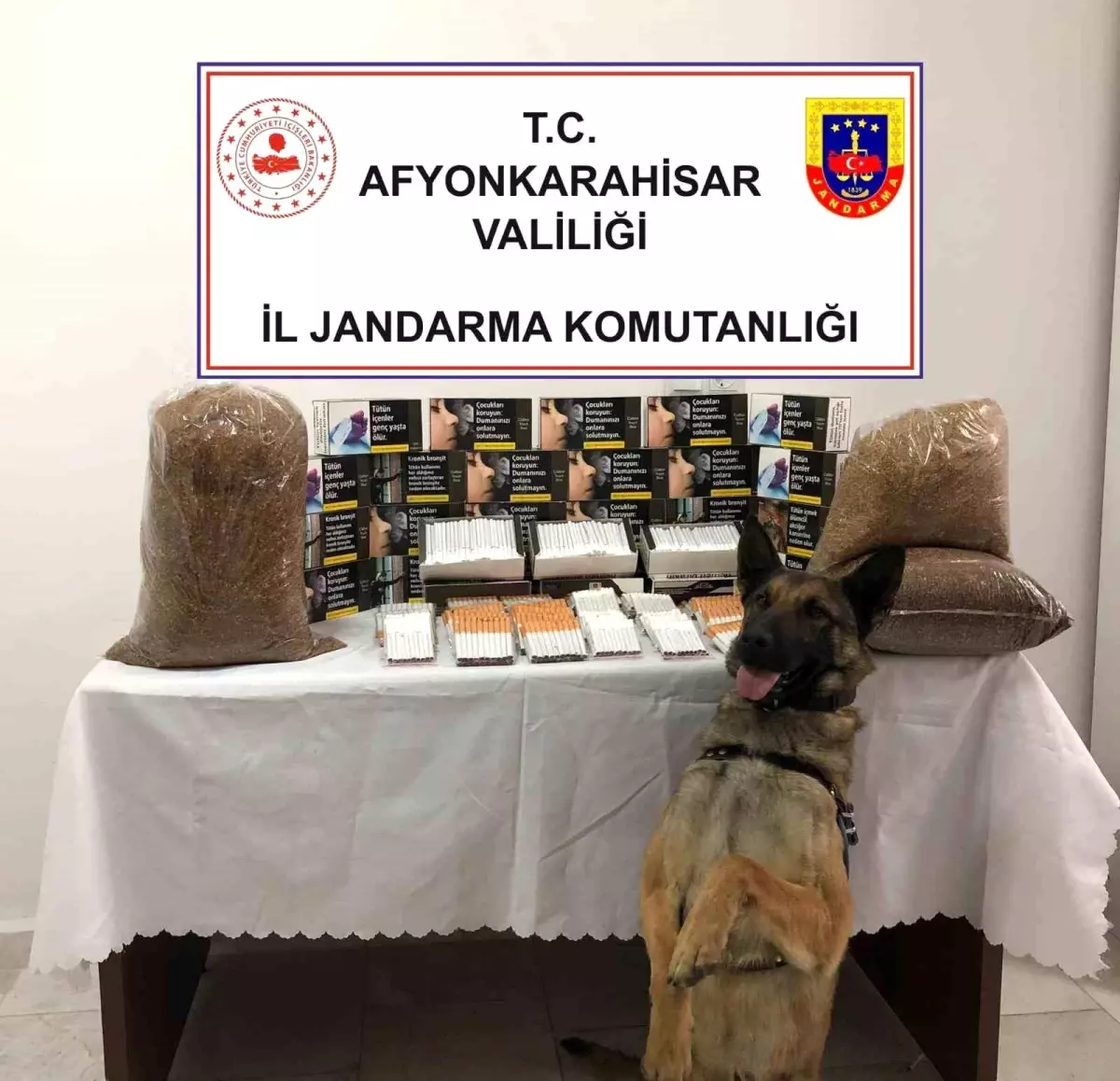 Afyonkarahisar\'da Kaçak Tütün Baskını