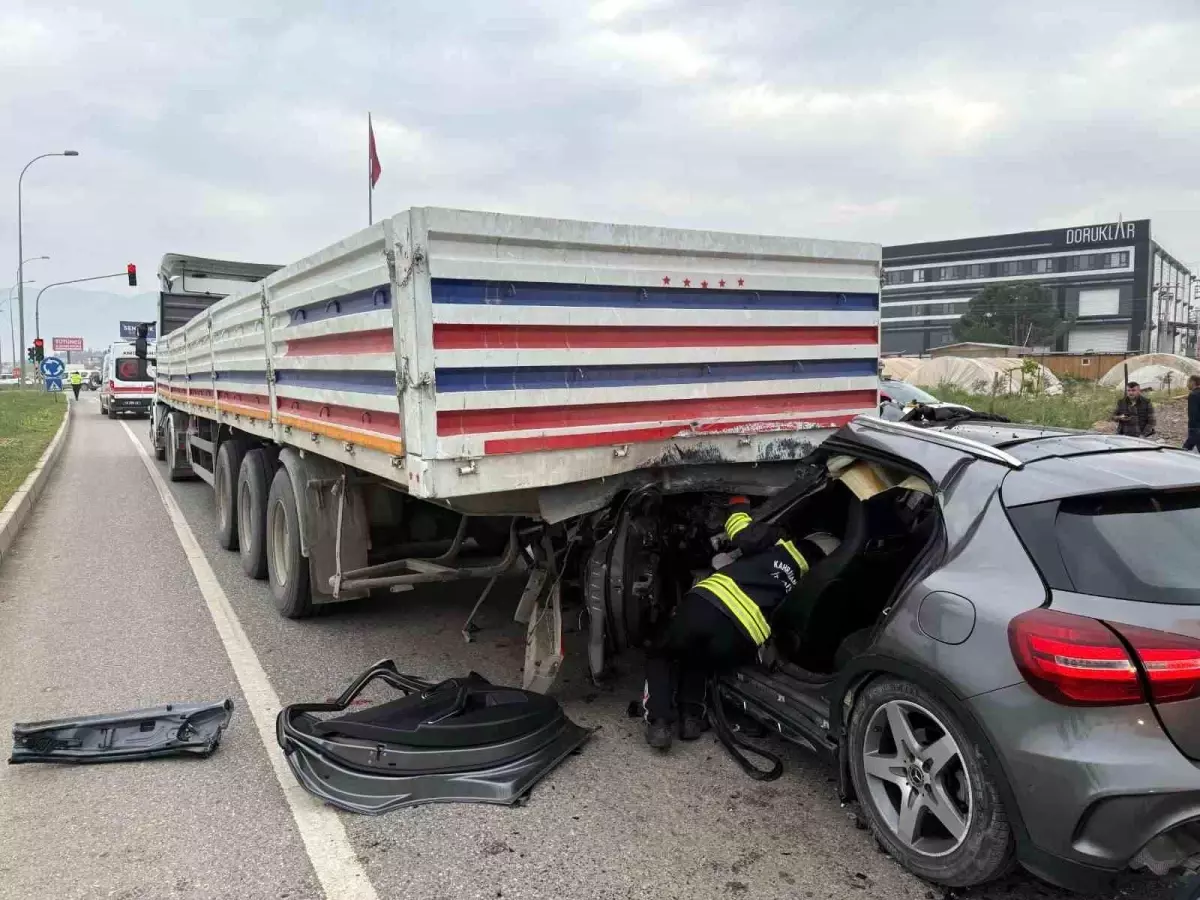 Kahramanmaraş\'ta Tır Altında Kaza