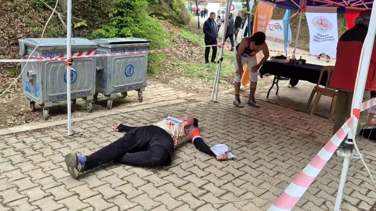 Düzce\'de Oryantiring Şampiyonası