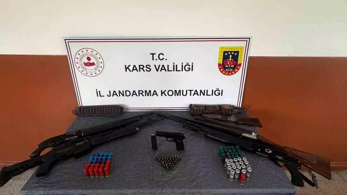 Arpaçay\'da Silah Operasyonu