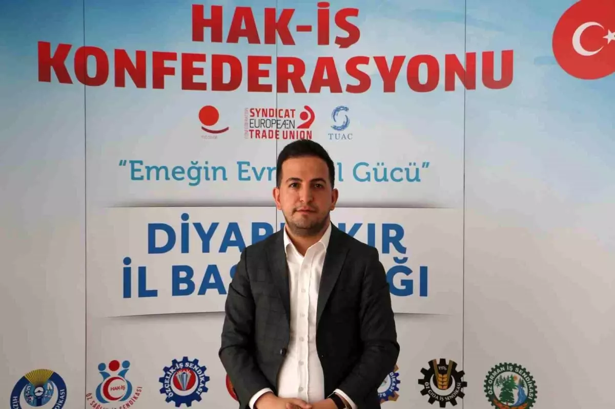HAK-İŞ Diyarbakır İl Başkanı 1 Mayıs İşçi Bayramı\'nı Kutladı