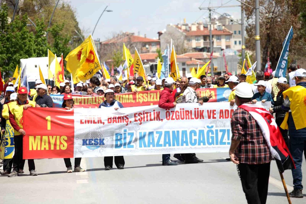 Konya\'da 1 Mayıs Coşkuyla Kutlandı