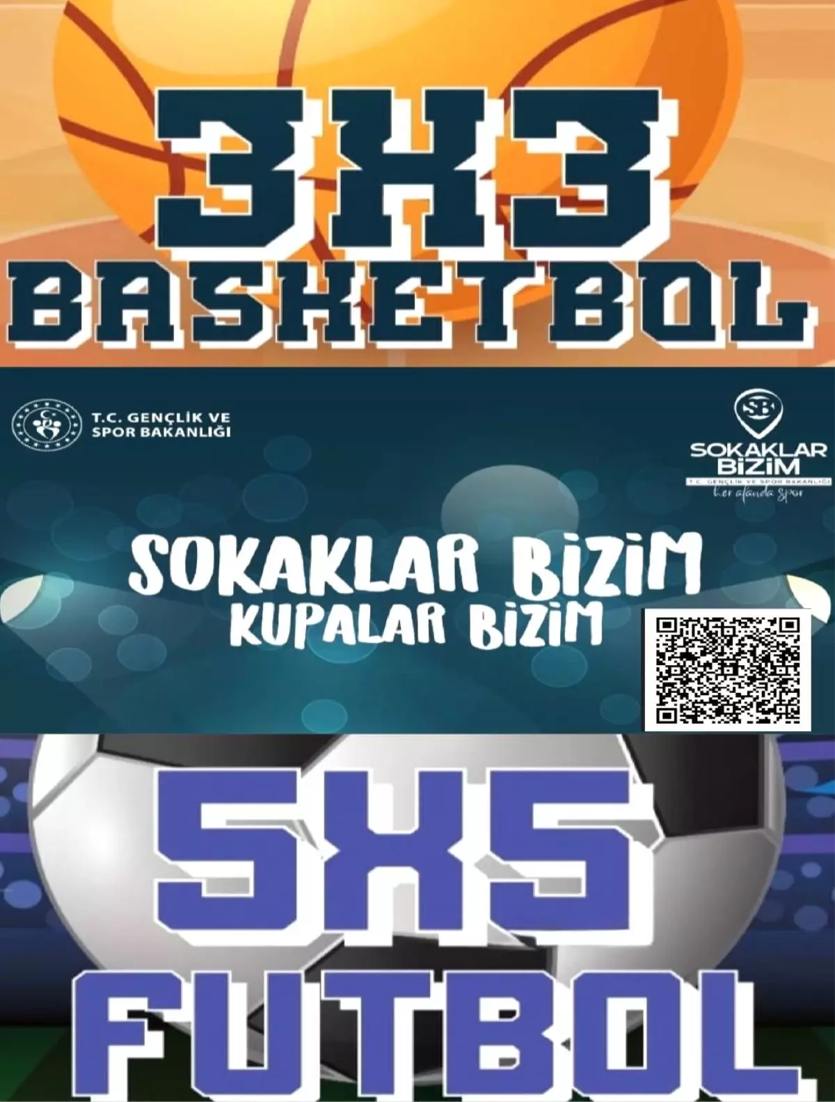 Kayseri\'de Sokaklar Bizim Futbol ve Basketbol Kupası Başlıyor