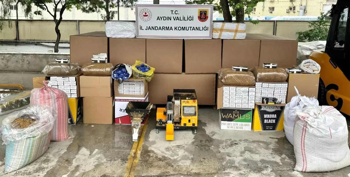 Aydın\'da 685 Bin Makaron Ele Geçirildi