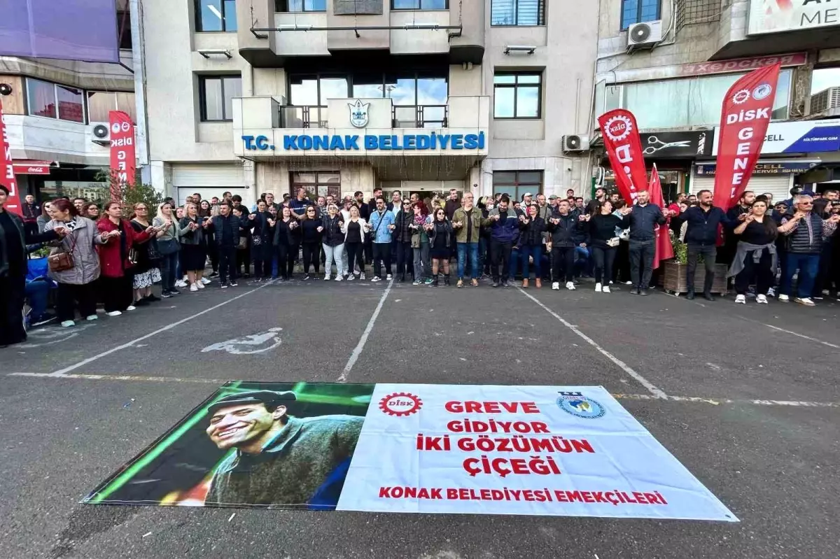 Konak Belediyesinde İşçiler Grev Hazırlığında
