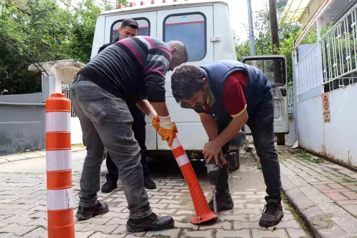Nazilli Belediyesi\'nden Tabela ve Duba Denetimi