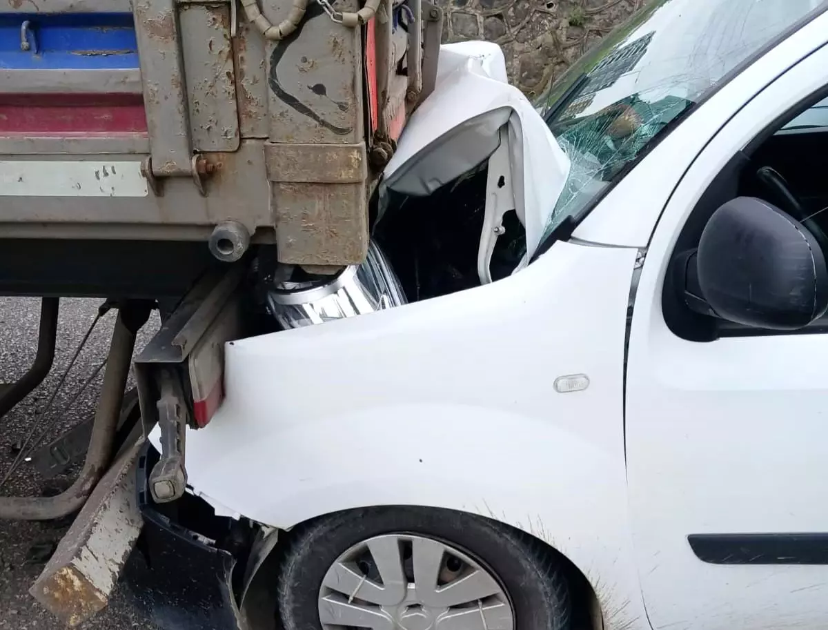 Samsun\'da Trafik Kazası: 1 Yaralı