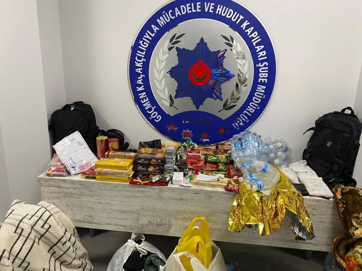 Yalova\'da Gizli Göçmen Operasyonu