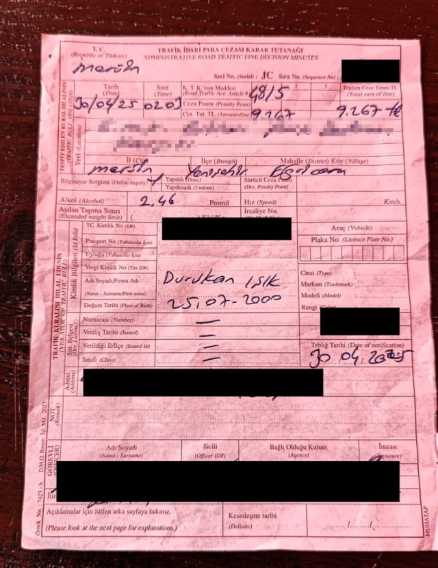 Atıyla markete giden gence 'Alkollü araç kullanmaktan' ceza şoku Atıyla markete giden gence 'Alkollü araç kullanmaktan' ceza şoku