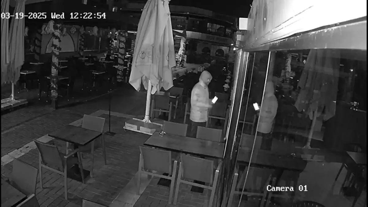 Edirne\'de Hırsızlık: Güvenlik Kameralarını Devre Dışı Bıraktı